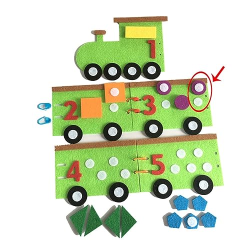 BESTonZON Aus Filz Nicht Gewebte DIY Bastelmaterialien Für Mathematische Lernspielzeuge Zum Trainieren Der Zahlenanordnung Kindergarten Dekorationsartikel BESTonZON Aus Filz Nicht Gewebte DIY Bastelmaterialien Für Mathematische Lernspielzeuge Zum Trainieren Der Zahlenanordnung Kindergarten Dekorationsartikel von BESTonZON