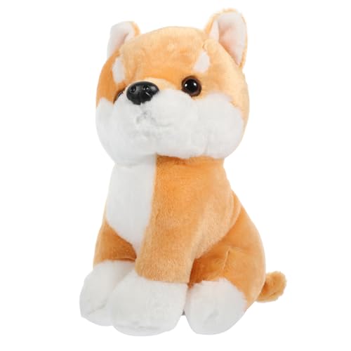 BESTonZON Ausgestopfter Hund Plüschpuppe Weiche Stofftier Hundepuppe für Cartoon Design zum Sofa und Schlafzimmer Vielseitiges Kuscheltier von BESTonZON