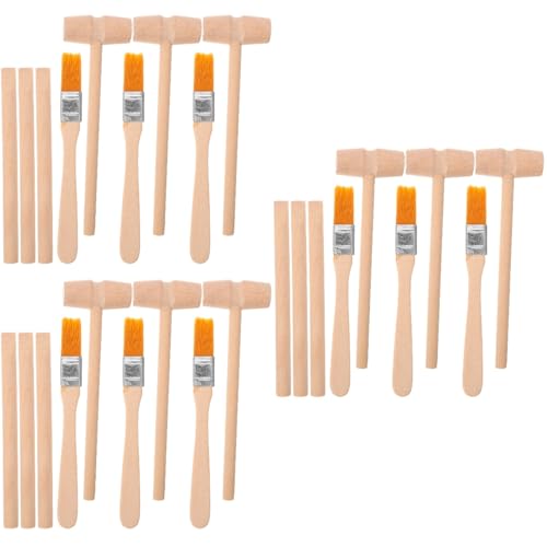 BESTonZON 9 Sets Archäologische Grabwerkzeuge Für Kinder, Holzhammer, Meißel Und Pinsel Set, Ausgrabungsset Für Kinder, Dino- Und Edelstein-Ausgrabungsset, Lernspielzeug Für Kleine Entdecker BESTonZON 9 Sets Archäologische Grabwerkzeuge Für Kinder, Holzhammer, Meißel Und Pinsel Set, Ausgrabungsset Für Kinder, Dino- Und Edelstein-Ausgrabungsset, Lernspielzeug Für Kleine Entdecker von BESTonZON