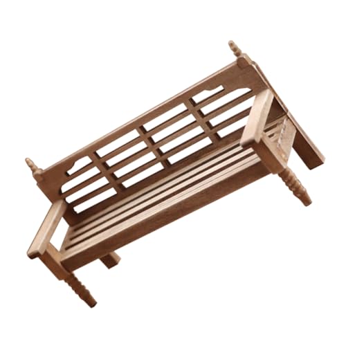 BESTonZON Außenbank Terrasse Möbel Miniaturen tragbar Tür puppenstubenzubehör holzdekor gartenmoebel Modellbau Miniaturgarten kleine Hausdekoration mini Langer hocker Puppenhaus-Layout BESTonZON Außenbank Terrasse Möbel Miniaturen tragbar Tür puppenstubenzubehör holzdekor gartenmoebel Modellbau Miniaturgarten kleine Hausdekoration mini Langer hocker Puppenhaus-Layout von BESTonZON