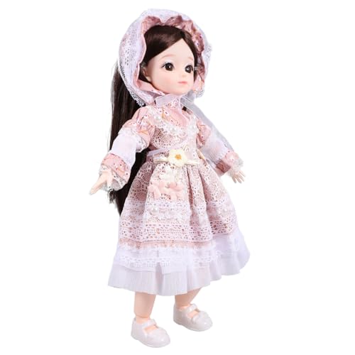 BESTonZON BJD-Gelenkpuppe Meerjungfrau Mädchen Make-up-Puppe Prinzessin kinderspielzeug Puppen-Accessoires Süße Puppe Bjd-Puppe lebendige Puppe Gliederpuppe im hawaiianischen Stil Kunststoff von BESTonZON
