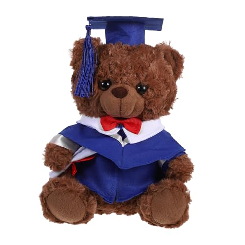BESTonZON Bärenpuppe Im Doktoranzug Junggesellenbär Abschlusssaison Runder Bär Abschlussbärenpuppe Mini Abschluss Plüschbären Weicher Doktorbär Abschlussbär Blauer Plüsch BESTonZON Bärenpuppe Im Doktoranzug Junggesellenbär Abschlusssaison Runder Bär Abschlussbärenpuppe Mini Abschluss Plüschbären Weicher Doktorbär Abschlussbär Blauer Plüsch von BESTonZON