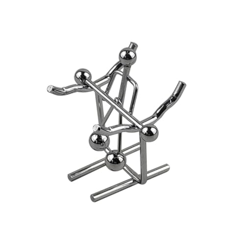 BESTonZON Balance Kugel Metall Figurine Schwebende Tischdekoration für Büro und Zuhause Mini Figur mit Horizontaler Schaukel Wissenschaftliches und für Physikfans von BESTonZON