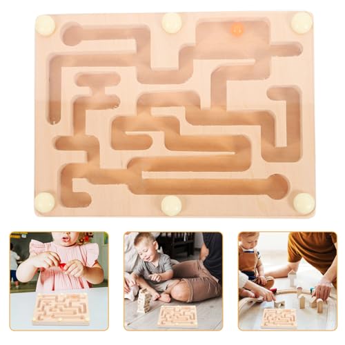 BESTonZON Balance Labyrinth aus Holz Mobiles Perlenlabyrinth zur Konzentrations Geduldförderung für Pädagogisches Lernspielzeug zur Hand Augen koordination und Geschicklichkeitstraining BESTonZON Balance Labyrinth aus Holz Mobiles Perlenlabyrinth zur Konzentrations Geduldförderung für Pädagogisches Lernspielzeug zur Hand Augen koordination und Geschicklichkeitstraining von BESTonZON