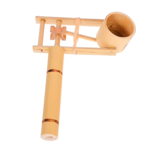BESTonZON Bambus Kastagnetten mit Langem Griff Robustes Ratchet Noise Maker Percussion Instrument für Fördert Hand Augen Koordination und Musikalisches Interesse von BESTonZON