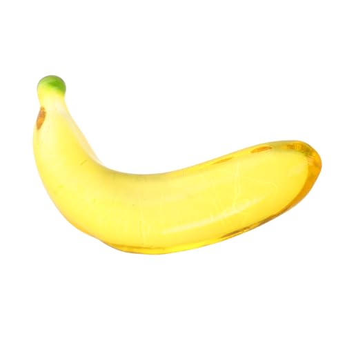 BESTonZON Bananenmodell Bürodekor Tischdekoration Heimornament Schreibtischdekor Dekorative Fruchtrequisite Dekorative Bananenverzierung Banane Heimdekor Obst Bananenskulptur von BESTonZON