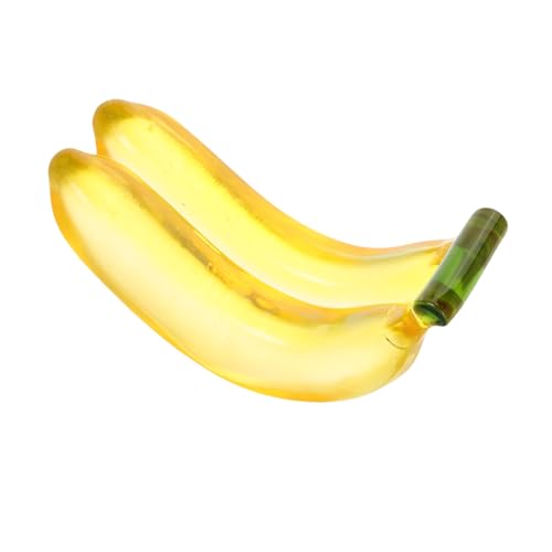 BESTonZON Bananenmodell Heimdekoration Schreibtisch Bananenstatue Dekorative Banane Heimornament Schreibtischdekoration Bananendekoration Bürodekoration Tischdekoration Künstliche von BESTonZON