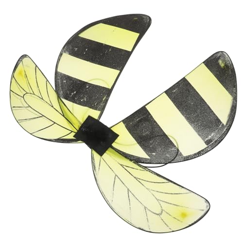 BESTonZON Bienenflügel Kostüm für Dekorative Tragbare Bienenschwingen für Partys Auftritte für Fasching Karneval und Kinderfestivals BESTonZON Bienenflügel Kostüm für Dekorative Tragbare Bienenschwingen für Partys Auftritte für Fasching Karneval und Kinderfestivals von BESTonZON