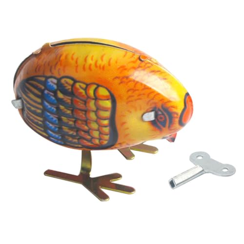 BESTonZON Blechspielzeug Huhn Aufziehspielzeug Für Lustige Tierfigur Aus Interaktives Uhrwerkspielzeug Ideal Für Spiel Und Spaß Farblich Zufällig Ausgewählt BESTonZON Blechspielzeug Huhn Aufziehspielzeug Für Lustige Tierfigur Aus Interaktives Uhrwerkspielzeug Ideal Für Spiel Und Spaß Farblich Zufällig Ausgewählt von BESTonZON