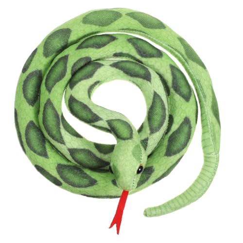 BESTonZON Boa Realistischer Schlangenstreich Gefälschte Schlange Sensorisches Spiel Sensorisches Verschleißfeste Stofftierschlange Kognitives Modell Schlangenpuppe von BESTonZON