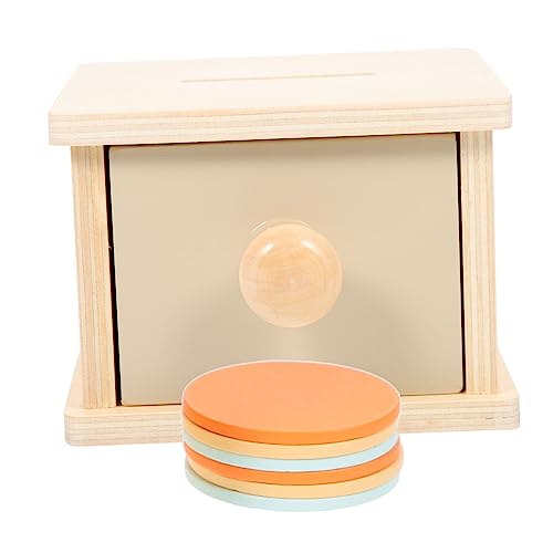 BESTonZON Box Intellektuelles Lehrspielzeug Für Kindersportspielzeug Motorikspielzeug Sensorisches Für Intellektuelles Für Greifspielzeug Münzbehälter Für Aus Holz BESTonZON Box Intellektuelles Lehrspielzeug Für Kindersportspielzeug Motorikspielzeug Sensorisches Für Intellektuelles Für Greifspielzeug Münzbehälter Für Aus Holz von BESTonZON
