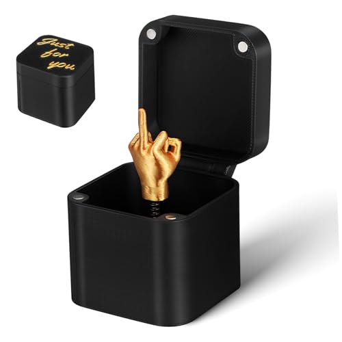 BESTonZON Box Parodie Seltsamer Goldener Fingerstreich Weihnachtsstrumpffüller Hände Bürostreiche Deckel Neuheit Gefälschte Überraschungswitzstreiche Für Erwachsene Geheimer Kunststoff BESTonZON Box Parodie Seltsamer Goldener Fingerstreich Weihnachtsstrumpffüller Hände Bürostreiche Deckel Neuheit Gefälschte Überraschungswitzstreiche Für Erwachsene Geheimer Kunststoff von BESTonZON