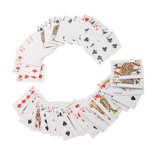 BESTonZON Braille-Poker-Spielkarten Für Behinderte, Für Blinde Erwachsene Und Kinder, Ideal Zum Erlernen Der Blindenschrift Und Zum Spielen Von Spielen von BESTonZON