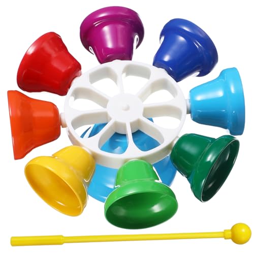 BESTonZON Buntes Glockenspiel Musikinstrument für Leichtes Sicheres Lernspielzeug mit Glattem Finish zur Gehirnentwicklung und Wahrnehmungsförderung für Kleinkinder BESTonZON Buntes Glockenspiel Musikinstrument für Leichtes Sicheres Lernspielzeug mit Glattem Finish zur Gehirnentwicklung und Wahrnehmungsförderung für Kleinkinder von BESTonZON