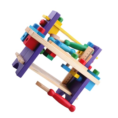 BESTonZON Buntes Holzspielzeug Für Schraub Und Steckspiel Mit Schrauben Und Unterlegscheiben Pädagogisches Zur Von Motorik Und Kreativität Für Jungen Und ädchen Ab 3 Jahren BESTonZON Buntes Holzspielzeug Für Schraub Und Steckspiel Mit Schrauben Und Unterlegscheiben Pädagogisches Zur Von Motorik Und Kreativität Für Jungen Und ädchen Ab 3 Jahren von BESTonZON