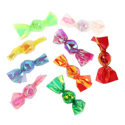 BESTonZON Buntes Süßigkeitenmodell Anhänger für Junk-Cases Mini-Zuckerstangen zum Basteln glitzernde Schleife Schleifenperlen für Armbänder süße Nagelanhänger Schleife aus Harz Plastik BESTonZON Buntes Süßigkeitenmodell Anhänger für Junk-Cases Mini-Zuckerstangen zum Basteln glitzernde Schleife Schleifenperlen für Armbänder süße Nagelanhänger Schleife aus Harz Plastik von BESTonZON