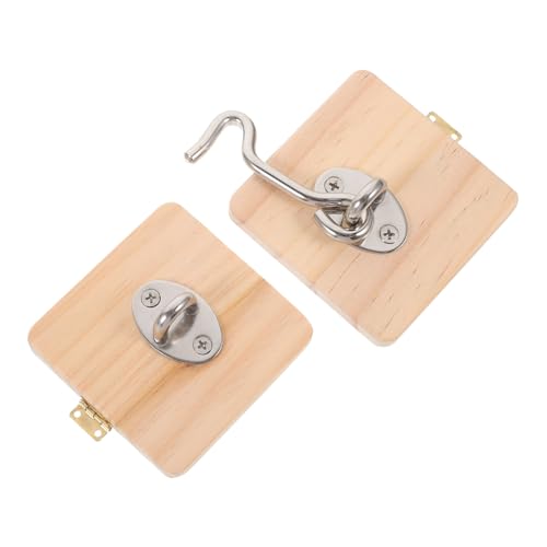 BESTonZON Busy Board DIY Teile Türverriegelung Sensorisches Motorikfördernd Montessori für Kleinkinder Ab Jahr Unlackiert Sicher Glatt Pädagogisches Lernspielzeug von BESTonZON