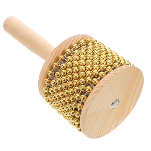 BESTonZON Cabasa Hand Percussion mit Holzgriff Langlebiges Musikinstrument für Jazz und Latin Tragbar und Stabil für Kreative Musikentdeckung und Kognitives Spiel bei Kindern BESTonZON Cabasa Hand Percussion mit Holzgriff Langlebiges Musikinstrument für Jazz und Latin Tragbar und Stabil für Kreative Musikentdeckung und Kognitives Spiel bei Kindern von BESTonZON