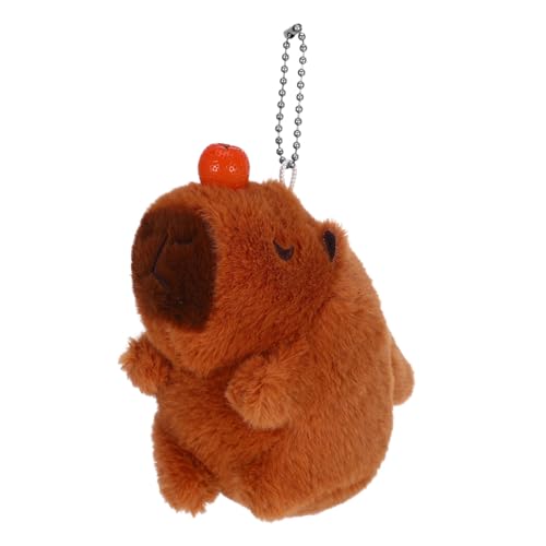 BESTonZON Capybara Plüschtier Niedliches Kuscheltier aus Weichem Material für Dekoration Tasche Anhänger Perfektes für BESTonZON Capybara Plüschtier Niedliches Kuscheltier aus Weichem Material für Dekoration Tasche Anhänger Perfektes für von BESTonZON