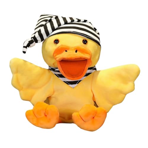 BESTonZON Cartoon Handpuppe Ente Plüschspielzeug Eltern Junge Mädchen Interaktiv Lustig Kuschelig Sicher Kindergarten Lehrspielzeug für Jungen Mädchen BESTonZON Cartoon Handpuppe Ente Plüschspielzeug Eltern Junge Mädchen Interaktiv Lustig Kuschelig Sicher Kindergarten Lehrspielzeug für Jungen Mädchen von BESTonZON