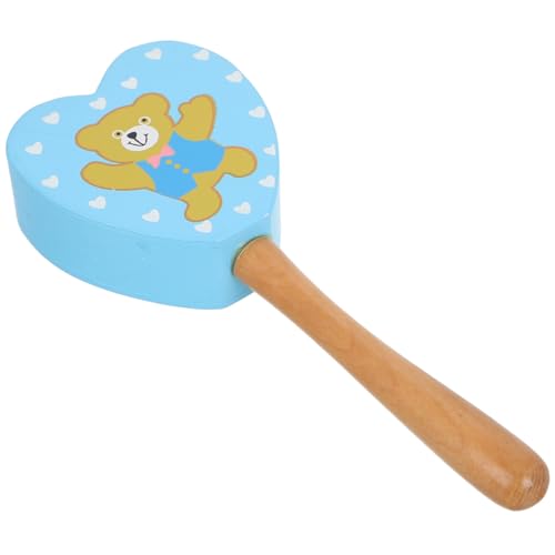 BESTonZON Cartoon-Liebesrassel sensorisches musikalisches Holzspielzeug musikalisch musikspielzeug Kleinkinderinstrumente Perkussionsspielzeug für hölzern BESTonZON Cartoon-Liebesrassel sensorisches musikalisches Holzspielzeug musikalisch musikspielzeug Kleinkinderinstrumente Perkussionsspielzeug für hölzern von BESTonZON