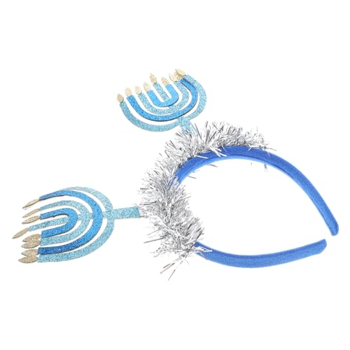 BESTonZON Chanukka-kopfschmuck Kopfschmuck Urlaub Chanukka-haarschmuck Stirnband-party Chanukka-fest-stirnband Partyzubehör Festival-kopfschmuck Kostümzubehör Cosplay-stirnband Plastik Blue BESTonZON Chanukka-kopfschmuck Kopfschmuck Urlaub Chanukka-haarschmuck Stirnband-party Chanukka-fest-stirnband Partyzubehör Festival-kopfschmuck Kostümzubehör Cosplay-stirnband Plastik Blue von BESTonZON