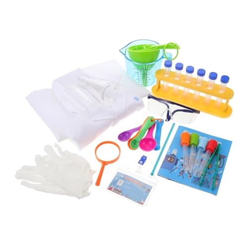 BESTonZON Chemie Experimentierkasten Wissenschaftliches Labor für Mädchen Jungen Ab Jahren Wiederverwendbares DIY Wissenschafts und Erkundungs Set für Schule und Party Zufällige Farbe von BESTonZON