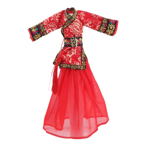 BESTonZON Puppenkleidung Im Antiken Han-kostüm Traditionelle Chinesische Tracht Anziehpuppe Für Retro-Puppe Modepuppe Chinesische Puppenfigur Spielzeug Für Mädchen Puppenspielzeug von BESTonZON