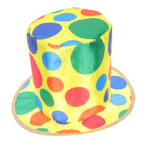BESTonZON Clown-Hut Gruseliger Halloween-Hut Clownhut für Erwachsene Kappen Clown-Anzug Top-Hat-Kostüm Clown Kopfschmuck Clown Hut Kleider Clown-Deko Clown-Kostüm Clown Bühnenhut Polyester BESTonZON Clown-Hut Gruseliger Halloween-Hut Clownhut für Erwachsene Kappen Clown-Anzug Top-Hat-Kostüm Clown Kopfschmuck Clown Hut Kleider Clown-Deko Clown-Kostüm Clown Bühnenhut Polyester von BESTonZON
