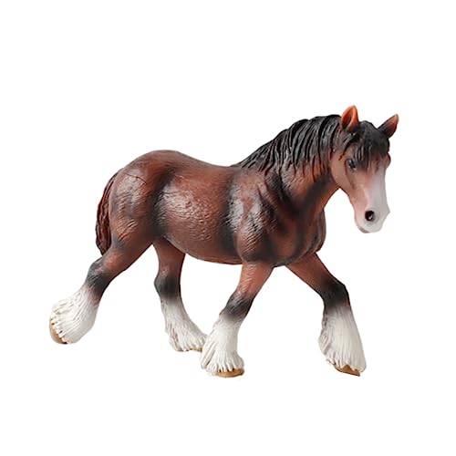BESTonZON Öko-Pferde-Ornament Lebensechte Pferdestatue Fürs Zimmer Kreatives Pferdemodell-Spielzeug von BESTonZON