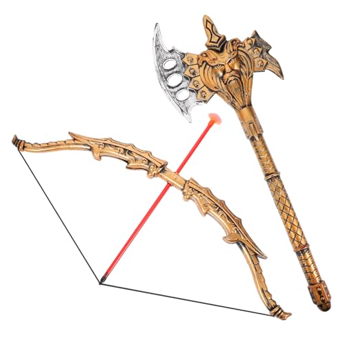 BESTonZON Cosplay Waffenset Teiliges Requisiten Set für Rollenspiele und Kostümpartys aus Hochwertigem für Halloween und Bühnenaufführungen BESTonZON Cosplay Waffenset Teiliges Requisiten Set für Rollenspiele und Kostümpartys aus Hochwertigem für Halloween und Bühnenaufführungen von BESTonZON