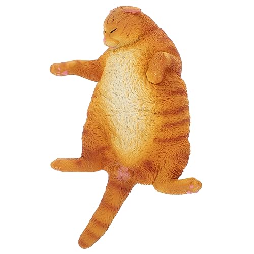 BESTonZON Cutie Cats Living Room Decoration verkleidung Geburtstagsgeschenke Katzenspielzeug interaktiv gefälschtes Katzenmodell Wurf Katzenverzierung für den Tisch entzückende Katze Plastik von BESTonZON