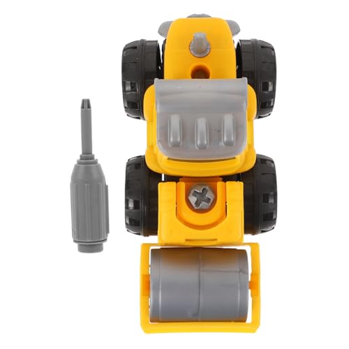 BESTonZON DIY Baustellenfahrzeug Modellspielzeug Lustiges Auto zum Zusammenbauen Kreatives Kunststoff Jungen und Mädchen Ab Jahren Sicheres Pädagogisches Motorik von BESTonZON