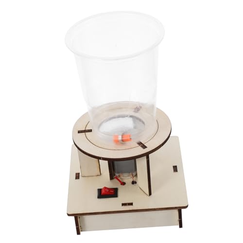 BESTonZON DIY Elektrisches Wasser Tornado Wissenschafts Kit für Bildungsset für Experimente und Lernen Sicheres Holzmaterial Tragbar und Kompakt für Stem Projekte von BESTonZON