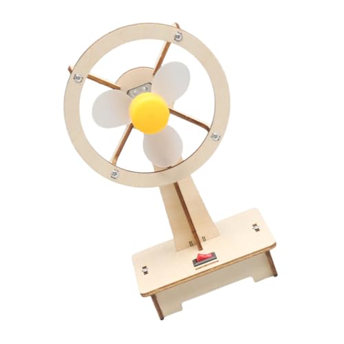 BESTonZON DIY Holzventilator Bausatz für Elektrisches Lernspielzeug für Wissenschaftsexperimente Kreatives Bastelset für Jungen und Mädchen Fördert Neugier und Handwerkliche Fähigkeiten BESTonZON DIY Holzventilator Bausatz für Elektrisches Lernspielzeug für Wissenschaftsexperimente Kreatives Bastelset für Jungen und Mädchen Fördert Neugier und Handwerkliche Fähigkeiten von BESTonZON
