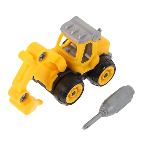 BESTonZON DIY Ingenieurfahrzeug Modellspielzeug Cartoon Auto ohne Batterien Robustes Kunststoff Spielzeugauto zum Schieben für Jungen und Mädchen Dekoratives Sammlerstück BESTonZON DIY Ingenieurfahrzeug Modellspielzeug Cartoon Auto ohne Batterien Robustes Kunststoff Spielzeugauto zum Schieben für Jungen und Mädchen Dekoratives Sammlerstück von BESTonZON
