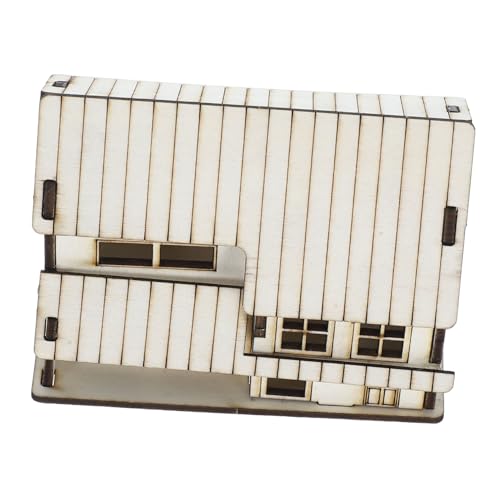BESTonZON DIY Miniatur Holzhaus Bausatz Puzzle aus Holz für Erwachsene und Unvollendetes Holzhaus Modell für Dekoration Feine Verarbeitung Sicherer Beige BESTonZON DIY Miniatur Holzhaus Bausatz Puzzle aus Holz für Erwachsene und Unvollendetes Holzhaus Modell für Dekoration Feine Verarbeitung Sicherer Beige von BESTonZON