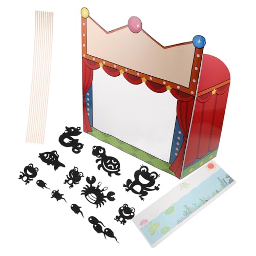 BESTonZON DIY Schattenpuppen Theater Set für Tragbare Papierbühne Kreatives Bastelset für Schattenpuppenaufführung Wissenschaftliches Experimentierkit Fördert Geschichtenerzählen und BESTonZON DIY Schattenpuppen Theater Set für Tragbare Papierbühne Kreatives Bastelset für Schattenpuppenaufführung Wissenschaftliches Experimentierkit Fördert Geschichtenerzählen und von BESTonZON