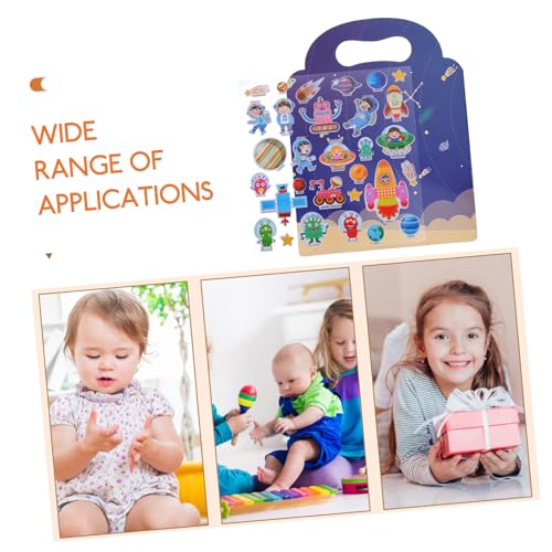 BESTonZON DIY Stickerbuch für Wiederverwendbaren Ablösbaren Aufklebern Pädagogisch Fördernd mit Bunten Motiven für Kleinkinder und Vorschulkinder für Kreativität und Lernspaß im BESTonZON DIY Stickerbuch für Wiederverwendbaren Ablösbaren Aufklebern Pädagogisch Fördernd mit Bunten Motiven für Kleinkinder und Vorschulkinder für Kreativität und Lernspaß im von BESTonZON