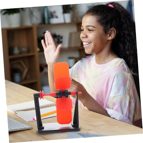 BESTonZON DIY Wasserrad Modell Bausatz aus Experimentierkasten als Lehrmittel für Grundschulunterricht Fördert Physik Wissenschaftsinteresse für Schule und Zuhause von BESTonZON