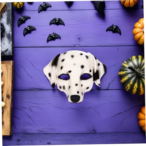 BESTonZON Dalmatiner Maske Tiermaske Rollenspielmaske Hundemaske Lustige Welpenmaske Lustige Maske Hundemaske Erwachsene Männer Tier Cosplay Maskenballmaske Für Kostüme Tier BESTonZON Dalmatiner Maske Tiermaske Rollenspielmaske Hundemaske Lustige Welpenmaske Lustige Maske Hundemaske Erwachsene Männer Tier Cosplay Maskenballmaske Für Kostüme Tier von BESTonZON