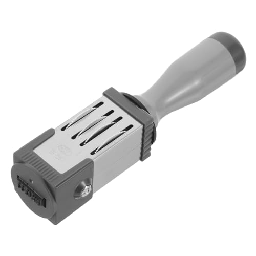 BESTonZON Dateidatumsstempel Zeitstempel Datumsstempel Für Den Täglichen Gebrauch Stempel Für Datei Tragbarer Datumsrollstempel Handlicher Datumsstempel Datei Zubehör Metall von BESTonZON
