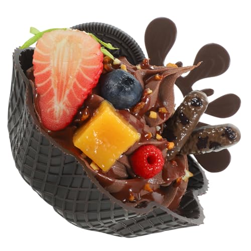 BESTonZON Desktop-Eiscreme-Modell Dessert-Modell Dessert-Display, Gefälschtes Interessantes Eismodell Künstliche Eiscreme-Requisiten Eisdekor Fotografieren Simuliertes Eisdekor PVC BESTonZON Desktop-Eiscreme-Modell Dessert-Modell Dessert-Display, Gefälschtes Interessantes Eismodell Künstliche Eiscreme-Requisiten Eisdekor Fotografieren Simuliertes Eisdekor PVC von BESTonZON