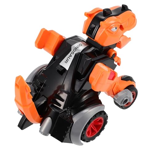 BESTonZON Dinosaurier Auto Inertiales Pull Back Auto Modell Transformierendes Lernspielzeug Für Jungen Ab 3 Jahren Dinosaurier Für Geschenkidee von BESTonZON