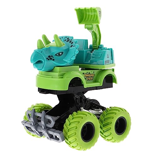 BESTonZON Dinosaurier Engineering Car Für Inertiales Rückziehauto Cartoon Dinosaurier Design Perfektes Für Jungen Und ädchen Ab 3 Jahren von BESTonZON