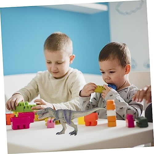 BESTonZON Dinosaurier Figur Kunststoff Realistisch Detailreich Grün Modell für Sammlung Geburtstagsdeko Lernspielzeug Kreative Dino Deko von BESTonZON