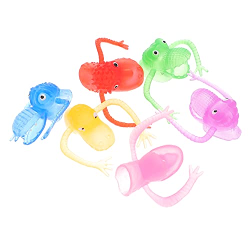 BESTonZON Dinosaurier Fingerpuppen Lustige Spielsachen Für Puppenspiele Und Party Zufällige Muster Und Designs von BESTonZON