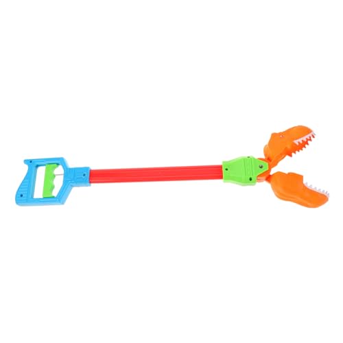 BESTonZON Dinosaurier Handgreifspielzeug für Interaktiver Roboter Klauengreifer Großes Orangefarbenes Dinosaurierkopf Design Vielseitig Einsetzbar für Drinnen und Draußen von BESTonZON