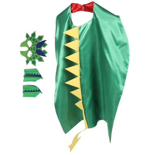 BESTonZON Dinosaurieranzug Mit Maske Für Kleinkinder Rollenspielkostüm Für Halloween Und Geburtstage Party-Spielzeug Aus Weichem Material Geeignet Für Jungen Und Mädchen von BESTonZON