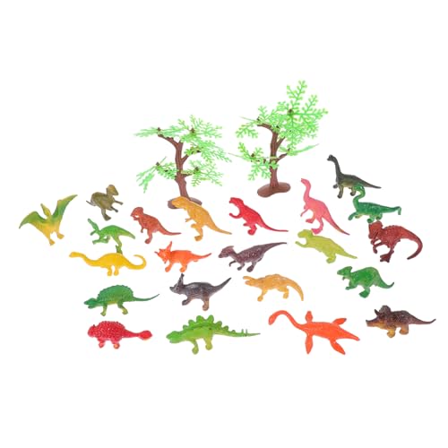 BESTonZON Mini Dinosaurier Figuren Set Spielzeug Dinosaurier Dinosaurier Modelle Set Realistische Plastik Dinosaurier Figuren Für Lehrspielzeug Für Dinosaurier Fans Ideale Dekoration Und Partybedarf von BESTonZON